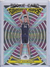 CHET HOLMGREN ROOKIE CARD 2022 Chronicles GAMMA RAYS RC Basketball GONZAGA LE!