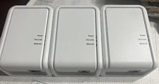 3x Ethernet Adapters SerComm Corporation IP522CG V2 200Mbps Powerline