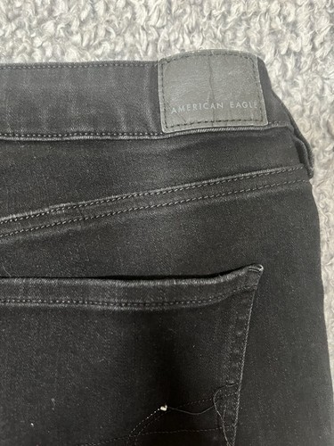 American Eagle Dream Stretch Jet Black Womens Size 8 Dream Jean jegging - Picture 8 of 8