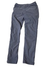 Lululemon 5 Pocket Pants Mens 33 Blue Gray Heather Casual Stretch Tech Athletic