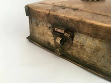 Old Antique Brass Hand Made Rare Mughal Islamic Heavy Betel Nut Pan Dan Box