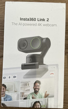 Insta360 - Link 2 PTZ 4K Webcam for Conferencing, Gaming Streaming, 1/2" Se...