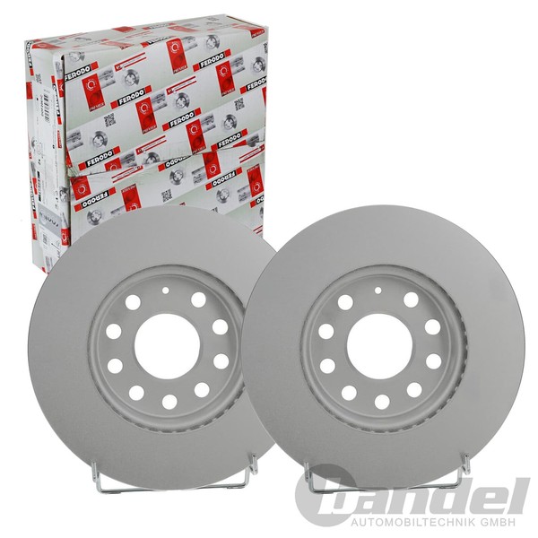2X Ferodo 276Mm Bremsscheiben BelÜFtet Vorne Passend FüR Audi A3 Seat Leon Skoda-image