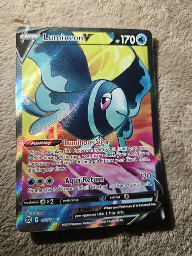 Lumineon V (Full Art) 155/172 Swsh09: Brilliant Stars Holo