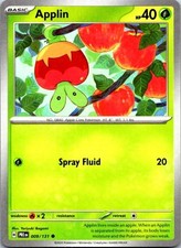 Applin Stellar Crown #12 Common NM Pokemon Card