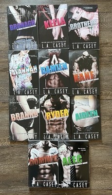 Slater Brothers Complete Series Dark Romance - 11 Books By L. A. Casey