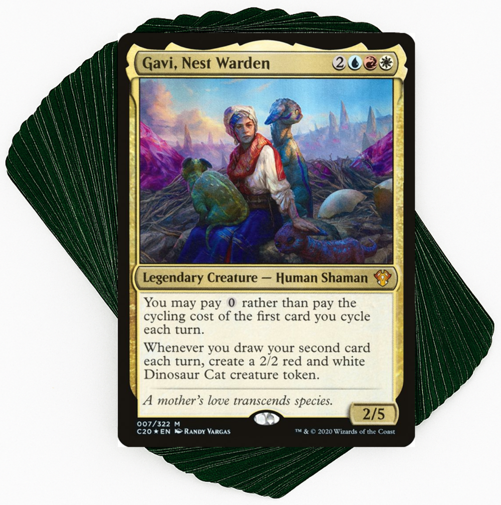 EDH 巣守り、ガヴィ サイクリングデッキ MTG EDH 巣守り、ガヴィ サイクリングデッキパーツ詰め合わせ MTG