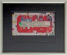 Lithografie Hundertwasser THE MATCH OF THE CENTURY  Galerierahmung neu