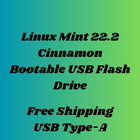 Linux Mint 22.2 Cinnamon Zara 64-Bit - 32GB USB 3.0 Bootable Live Installer