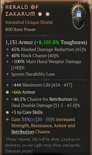 💥DIABLO 4💥SEASON 11💥Paladin Shield💥Herald of Zakarum 2GA 35%