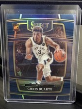 2021-22 Panini Select - Concourse Chris Duarte #41 Blue Prizm (RC)