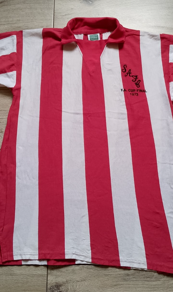 Sunderland FA Cup Final 1973 Football Shirt Soccer Jersey Score