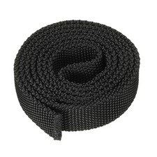 0.8" ID 3.3FT Nylon Schutzschlauch, Kabelabdeckung Schutzh&uuml;lle, Schwarz