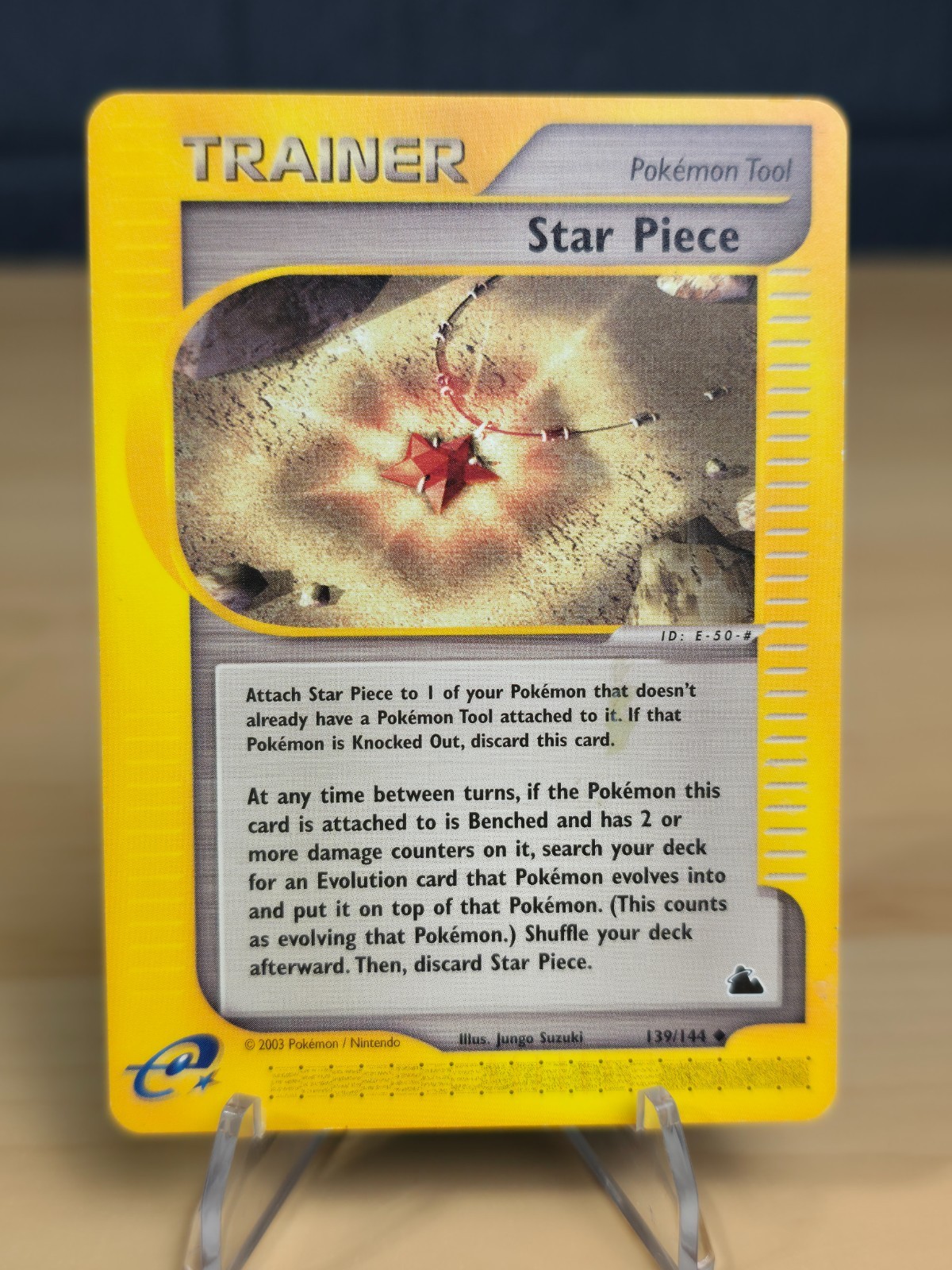 Star Piece 139/144 | Pokemon: Skyridge 2003 | E-Series / E-Reader