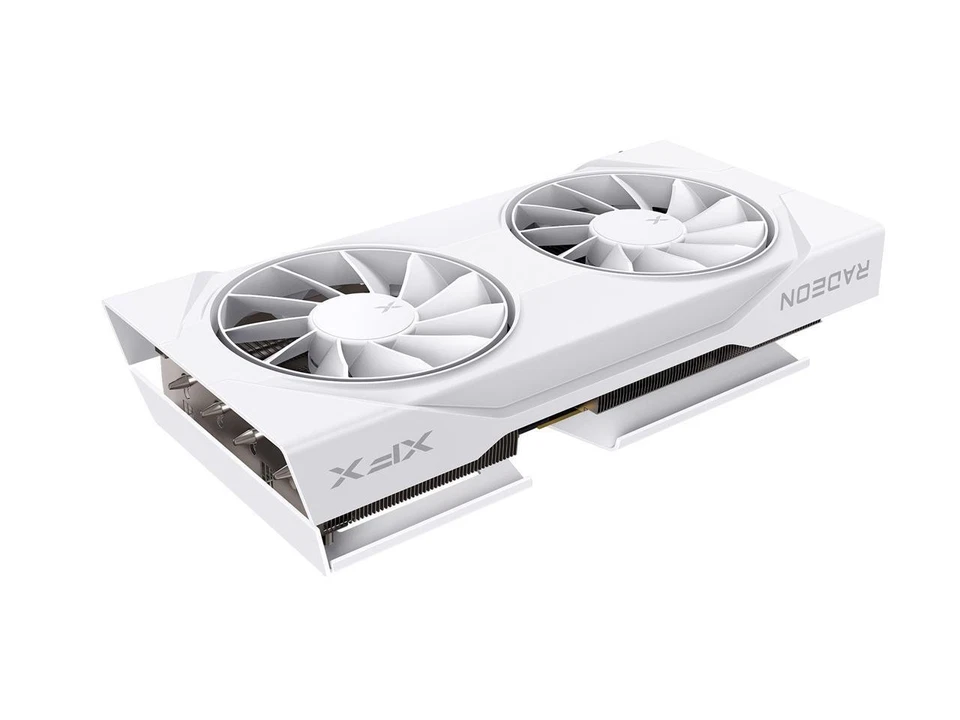 XFX Swift AMD Radeon RX 9060 XT OC White Gaming Edition with 8GB GDDR6 HDMI 2xDP - Image 2 of 4