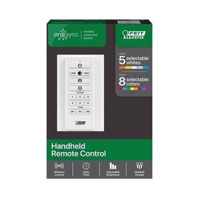 3 Pack Feit Electric OneSync Handheld Remote Control Wireless Lighting System