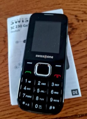 Swisstone SC 230 Handy Mobiltelefon - Schwarz    DUAL-SIM