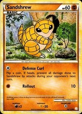 LP Sandshrew 79/123 HeartGold & SoulSilver Pokemon 2010 Yukiko Baba on eBay
