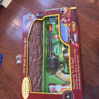 Star Quality Classic Toy Old West Shooting Set Electric Beam Toy Shoot To 20 ft.