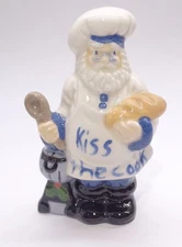 Vintage Santa Claus Chef “Kiss the Cook” Pie Bird Vent/Funnel