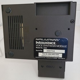 Mattel Intellivision Console 2609 A Bundle, Intellivoice Module, 8 Games, Read