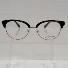 Michael Kors Eyeglass Cat Eye Frame 3013 Anouk 52-17 -135 Tort Gld Womens NWOT
