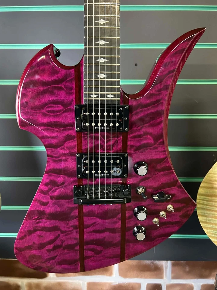 BC Rich Mockingbird ST Trans Purple 2008 Electric Guitar - Image 4 of 4