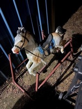 Vintage Antique 'Wonder Horse' 4-Springs Rocking Bouncing Horse
