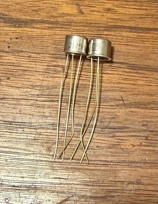 2N508A Lot Of (2) Germanium PNP Transistors Solid State Inc Gold Leads NOS Fuzz