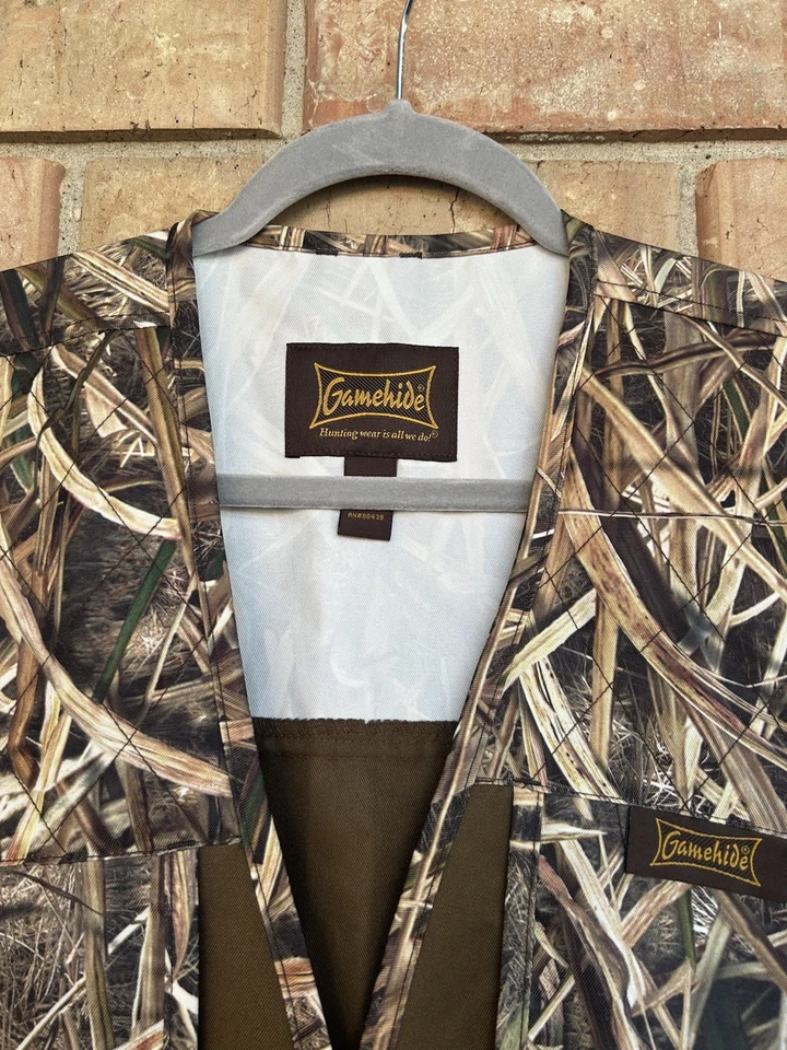 Gamehide Mossy Oak Blades M Front Loading Bird Hunting Camo Vest Pockets NWT - Image 3 of 4