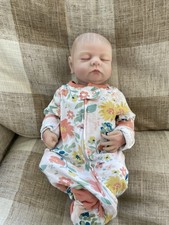 Realistic Sleeping 16.5" Baby Doll   Lifelike Newborn Style   Soft Vinyl