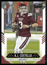 2021 Score - Rookies K.J. Costello #391 (RC) Mississippi State
