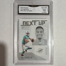 Panini 2020 Playbook Tua Tagovailoa Rookie Insert #NU2 Miami Dolphins GMA 10