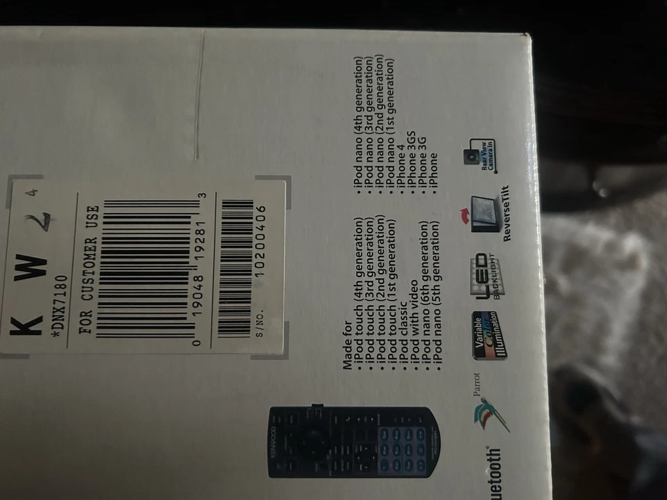 Kenwood DNX7180 GPS Navigation System 7” With New Accessories Parts Only - Image 3 of 4