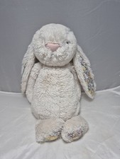 Rare JELLYCAT Bashful Blossom Calli Bunny Plush Retired Floral Cream