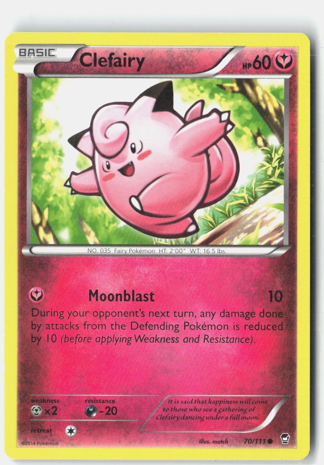 Clefairy FireRed & LeafGreen 59/112 Pokemon Card