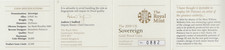 2009 Sovereign Gold Proof Coin Royal Mint COA ONLY NO COIN