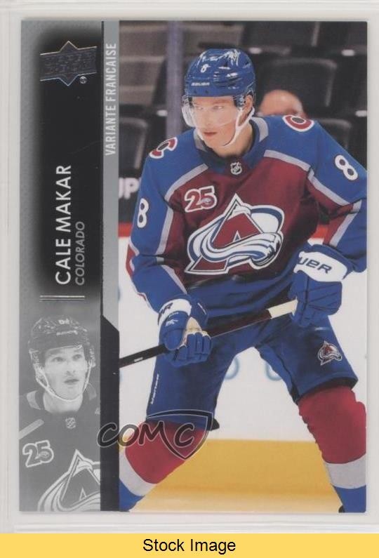 2021-22 Upper Deck Series 1 French Cale Makar #50 READ 0s98
