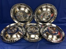 Vintage Set Of 5 195253 Lincoln 15 Hubcaps Vintage Set Of 5 195253 Lincoln 15 Hubcaps
