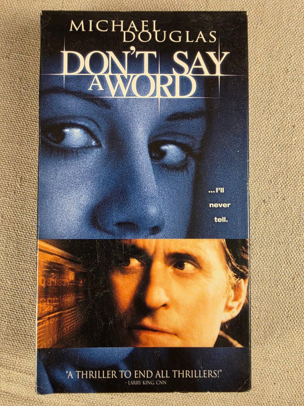 Don't Say a Word VHS 2001 Michael Douglas Thriller Movie