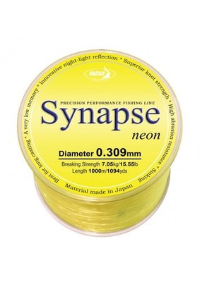 Katran Synapse Neon 1000m Carp Fishing Line Hi-Vis Yellow Mono