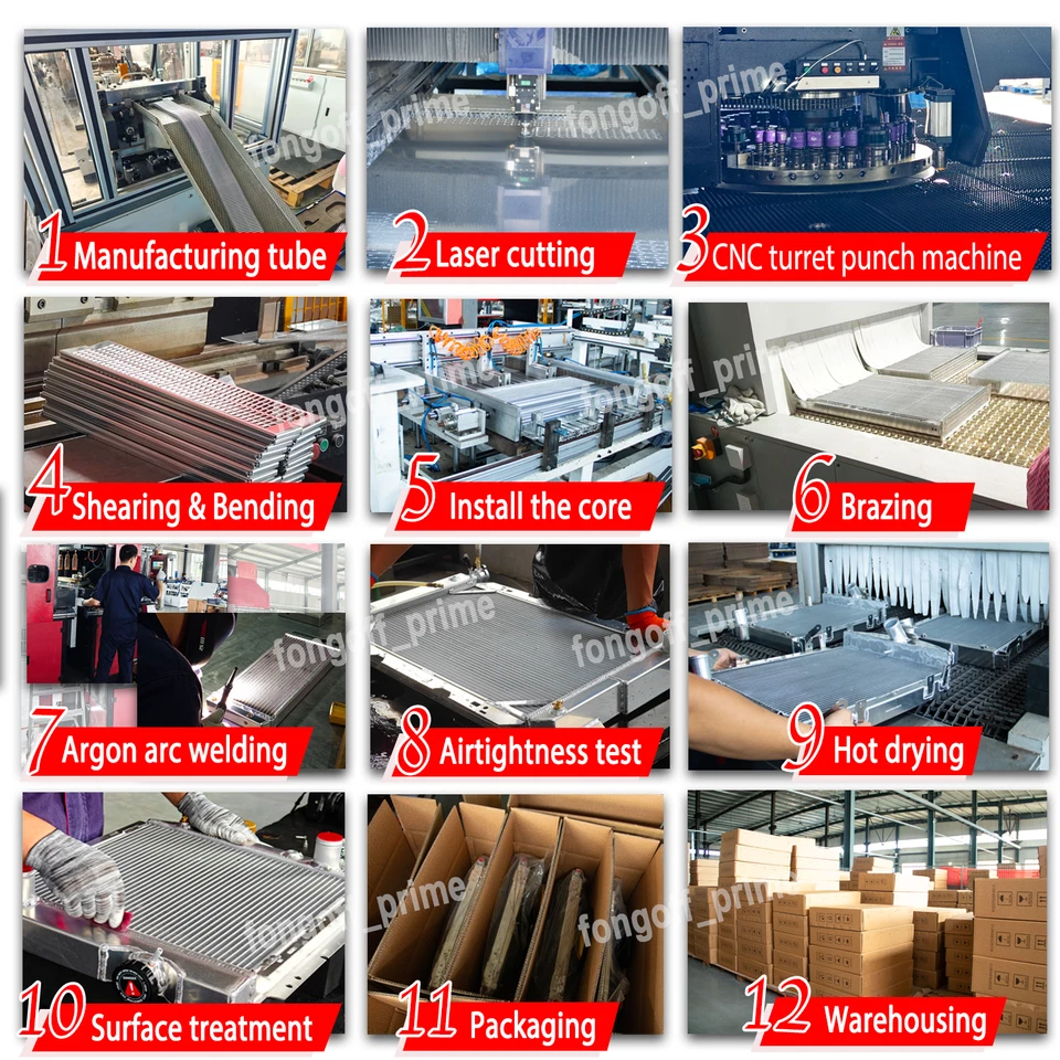 3-Row Radiator+Shroud Fan For 1996-2006 Mitsubishi TRITON MK 2.8TD MT 2000 2003 - image 4 of 4