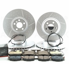 FOR BMW X7 40d G07 M SPORT FRONT REAR BRAKE DISCS BREMBO PADS 374mm 345mm