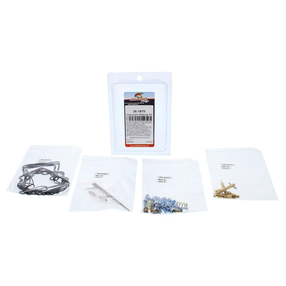 New All Balls Carburetor Rebuild Kit for Ski-Doo Summit Sport 800 R PTEK 12-15 - Image 3 of 4