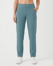 32 Degrees Cool Women  s Pull-On Stretch Pants M Balsam Green Pockets