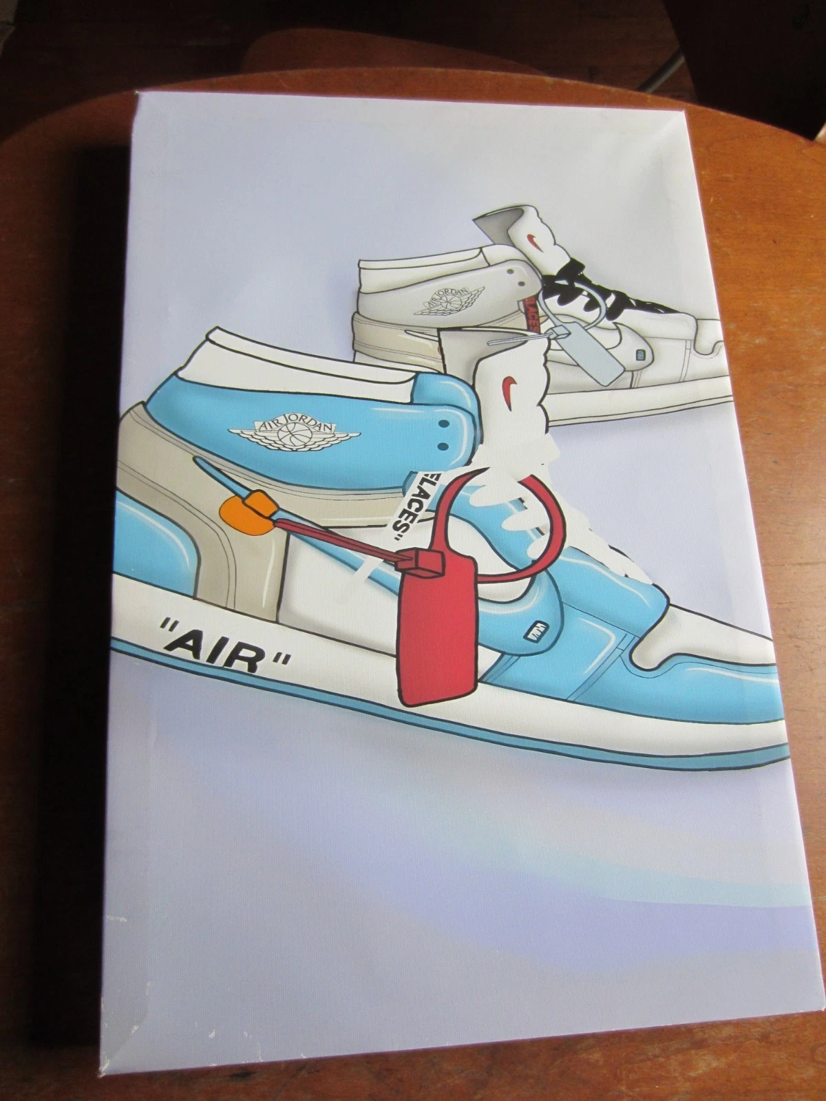 Air Jordan 1 High Off White UNC Wall Art Canvas Print OG Bred 19.5 x 12.5
Opens in a new window or t