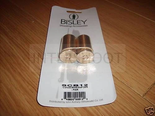 PAR DE TAPAS A PRESIÓN Bisley Brass calibre 12 g