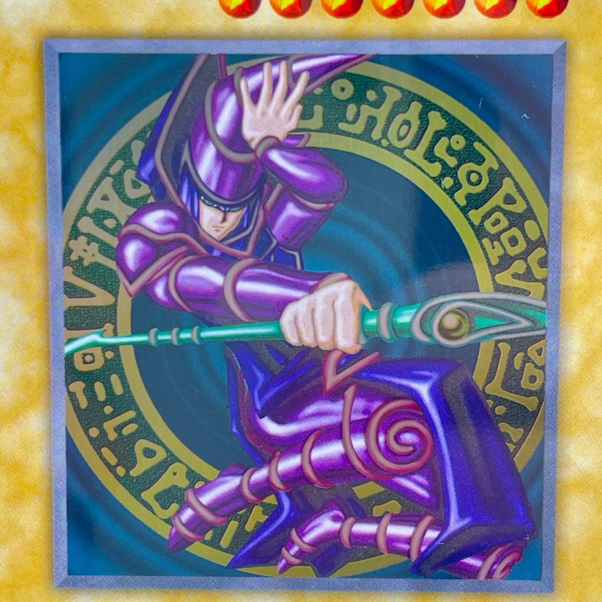 Dark Magician Stainless Yugioh Steel Card 20th Anniversary Duelist