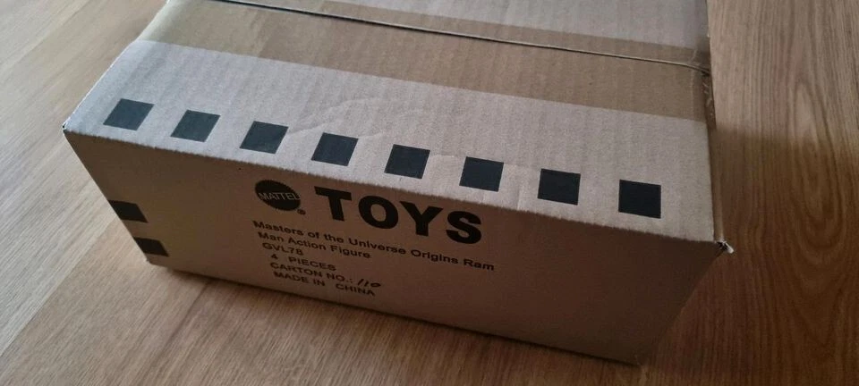 SEALED 4er CASE RAM MAN DELUXE ORIGINS MOTU MATTEL Masters Universe WERTANLAGE?