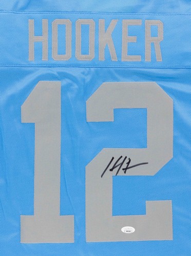 Hendon Hooker Signed Jersey (JSA) Detroit Lions Blue Custom Football NFL - Picture 2 of 6